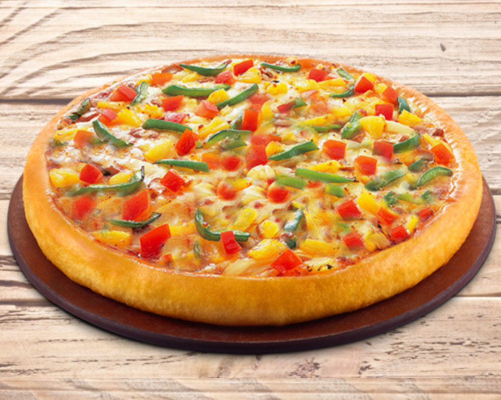 Chilli paneer spice pizza
